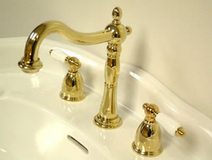 Picture of Kingston Brass Kb1972Pl Widespread Lavatory Faucet - Polished Brass Finish