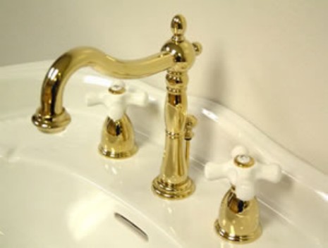 Picture of Kingston Brass Kb1972Px Widespread Lavatory Faucet - Polished Brass Finish