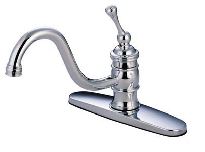 Picture of Kingston Brass Kb3571Blls 8 Inch Center Kitchen Faucet - Polished Chrome Finish