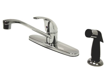 Picture of Kingston Brass Kb6571Ll 8 Inch Kitchen Faucet With Side Sprayer - Polished Chrome Finish