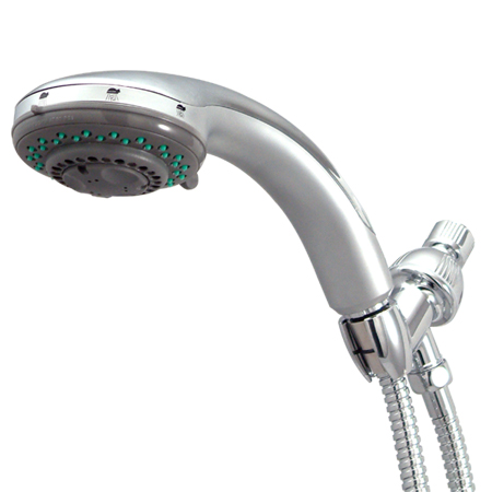 Picture of Kingston Brass Kx2528B 5 Setting Adjustable Shower With Brass Hose - Satin Nickel Finish