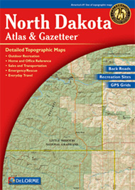 Picture of Delorme 333435 North Dakota Atlas And Gazetteer