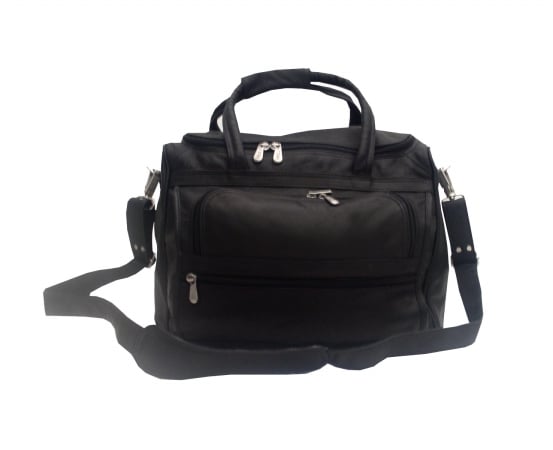 Picture of Piel 2556-BLK Black Small Piggy Back Carry-On