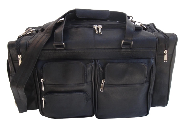 7720-BLK Black Medium Duffel Bag