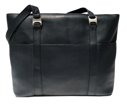 2470-BLK Black 15In Laptop Shopping Bag