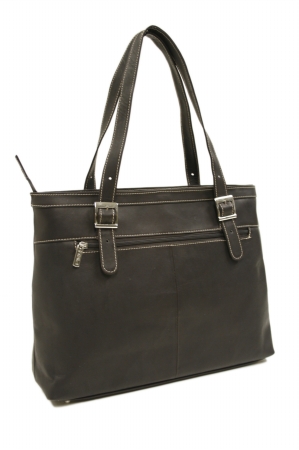 Picture of Piel 2761-CHC Chocolate Ladies Laptop Tote
