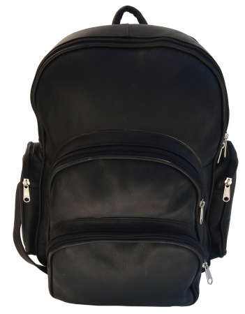 Picture of Piel 7654-BLK Black Expandable Backpack