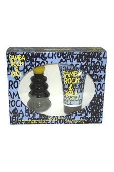 Samba Rock and Roll by Perfumers Workshop for Men- 2 Pc Gift Set- 3.3oz EDT Spray- 4.4oz Shower Gel