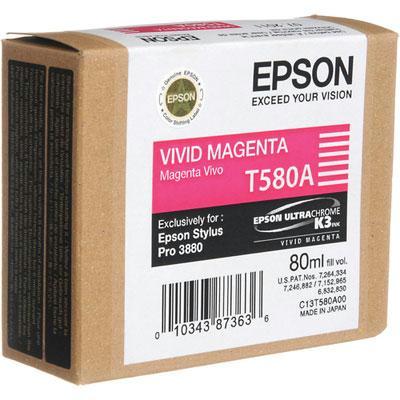 America  Vivid Magenta Ink Cartridge - EPSON T580A00