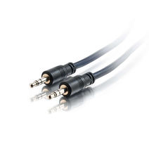 Picture of Cables To Go 40516 25ft Plenum-Rated 3.5mm Stereo Audio Cable with Low Profile Connectors