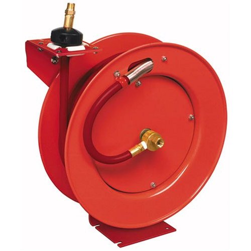 Picture of Lincoln 83754 1/2 Inch Air Hose Reel Auto Rewind 50 ft.