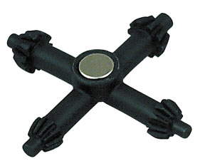12050 4 Way Magnetic Chuck Key Small