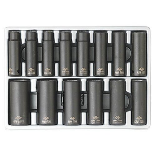 Picture of Sunex Tools 2653 14 Piece Metric Deep Impact Set 10-27mm 1/2 Inch Drive