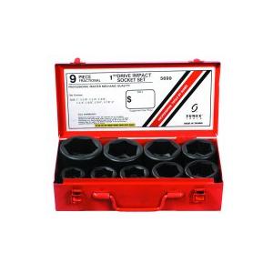 5699 9 Piece 1 Inch Drive Sae Shallow Socket Set