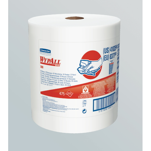 Wypall X50 1/4 Fld Wiper White 10X12.5 (32/26) Case