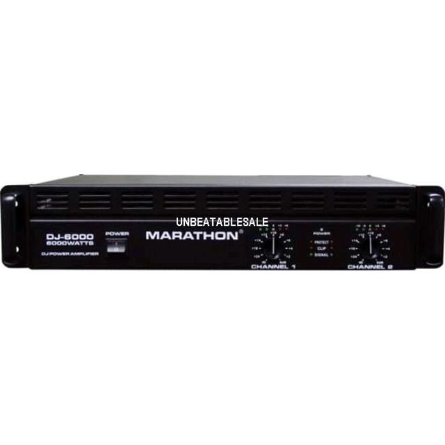 Marathon Professional MA-DJ6000 Stereo Power Amplifier 700W / Channel 8 Ohms