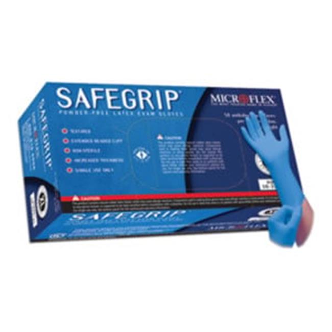 Microflex MFXSG375XL SafeGrip Powder-Free Latex Gloves- 50 per Box- XLarge