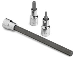 SK Hand Tool SK 41208 .38" Drive- Fractional Hex Bit Socket- 3/16"