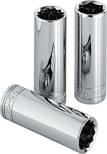 SK Hand Tool SK 40824.5" Drive 12 Point Deep Fractional Sockets .75