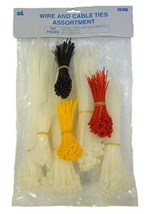 Tool Aid TA 26200 Wire and Cable Tie Assortment- 750 Pc