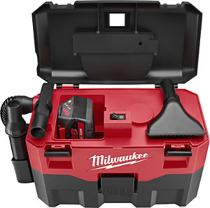Picture of Milwaukee Electric Tool MLW0880-20 18V Cordless Wet/Dry Vacuum- Works with Any MLW 18V Slide-On Battery