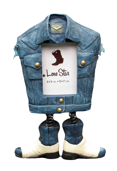 Picture of Photo Frame - Denim Jacket with Boots