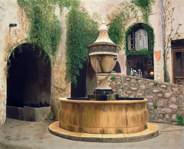 Picture of The Monarch Collection TMC-EH-01-16X20 Tuscan Waters-16X20 Painting