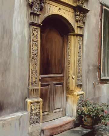 Picture of The Monarch Collection TMC-HE-01-24X30 Seville-24X30 Painting