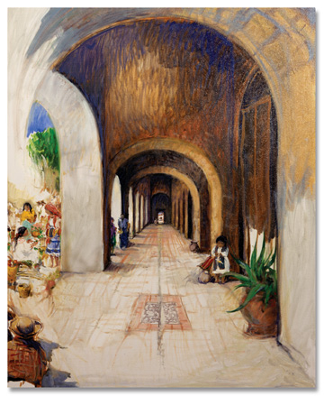 Picture of The Monarch Collection TMC-SL-32-16X20 Pasillo-16X20 Painting