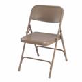 National Public Seating 202 Premium All Steel Folding Chair Beige- Set of 4 National Public Seating 202 Premium All Steel Folding Chair Beige- Set of 4