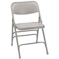 National Public Seating 302 Premium Triple Brace Double Hinge All Steel Folding Chair Grey- Set of 4 National Public Seating 302 Premium Triple Brace Double Hinge All Steel Folding Chair Grey- Set of 4