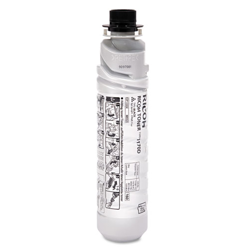 Picture of Ricoh 885531 Type 1170D Black Toner Bottle
