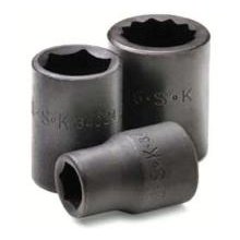 Picture of SK Hand Tool SK 34038.5&quot; Drive- 6 Point Standard Fractional Impact Socket- 1.18&quot;