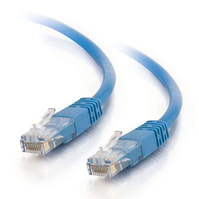 65ft Cat5E 350 MHz Solid Patch Cable - Blue