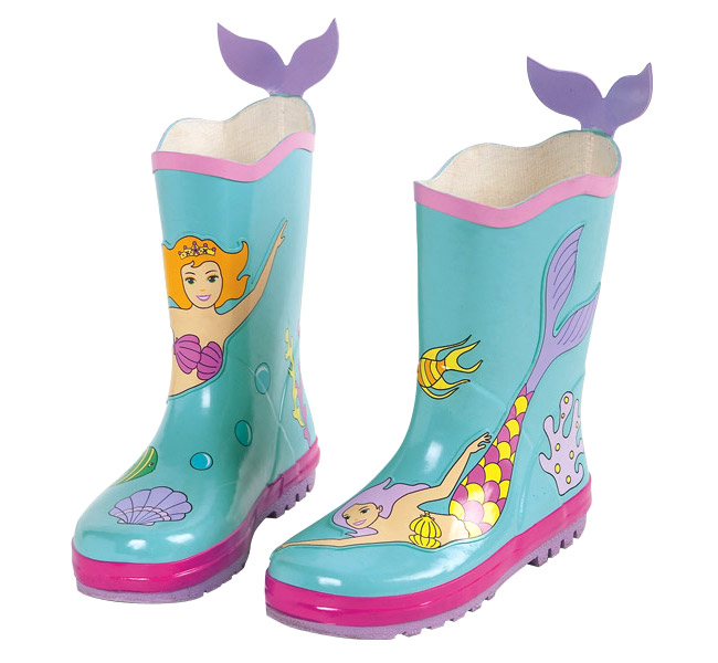 Picture of Kidorable mermaid rain boots 1 Mermaid Rain Boots 1 - Natural Rubber