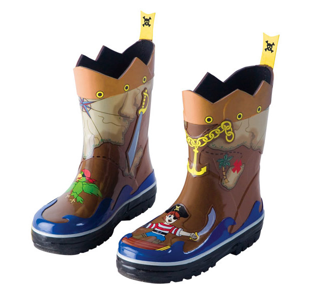 Picture of Kidorable pirate rain boots 1 Pirate Rain Boots 1- Natural Rubber