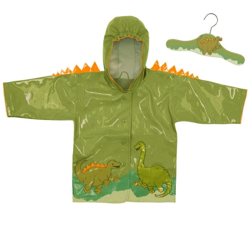 green dinosaur coats- size 2T