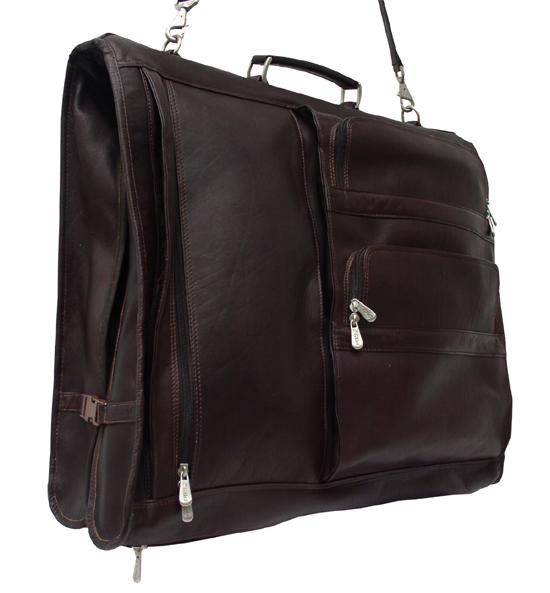 Picture of Piel 9116-CHC Chocolate Expandable Garment Bag