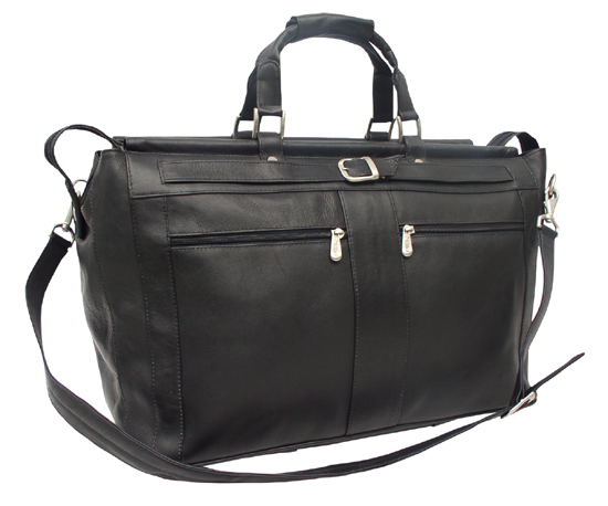 Picture of Piel 9506-BLK Black Carpet Bag with Pockets