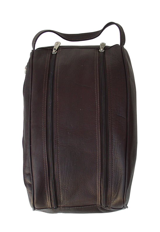 Picture of Piel 9749-CHC Chocolate Utility Kit- Shoe Bag