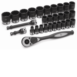 Grey Pneumatic 1/2" Dr. 29pc Metric Duo-Socket Set - 12 Point (82229M)
