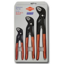 3 Pc Cobra Plier Set 7 Inch- 10 Inch- 12 Inch