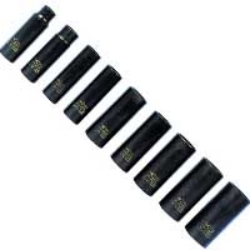 K Tool International Socket Set Impact 3-8In. Drive Deep 10 Pc.