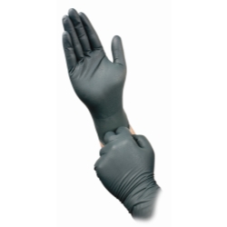 Picture of Micro Flex MFXDFK608L Dura Flock 8 Mil Flock-Lined Green Nitrile Glove