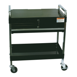Picture of Sunex SUN8013ABK Service Cart with Locking Top & Drawer Black