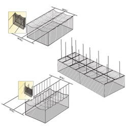 Wall To Wall Cage Net Suspension Kit Baseball-Softball Tunnels