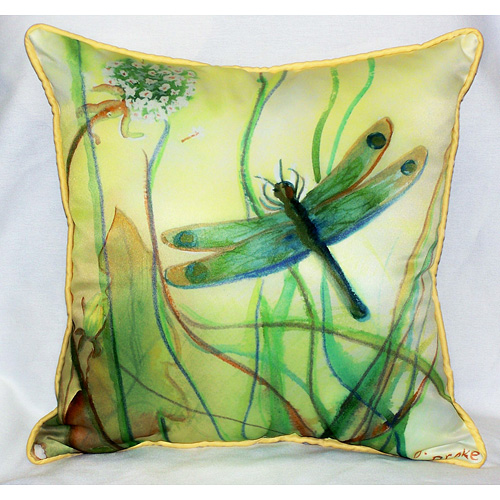 Betsy's Dragonfly Art Only Pillow 15"x22"