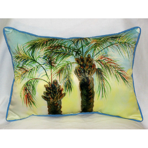 Picture of Betsy Drake HJ385 Betsy&apos;s Palms Art Only Pillow 15&quot;x22&quot;
