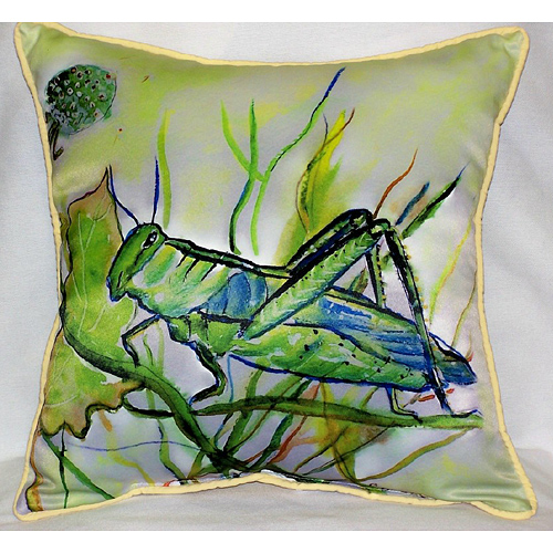 Grasshopper Art Only Pillow 18"x18"