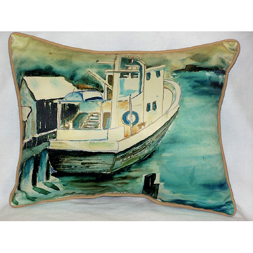 Oyster Boat Art Only Pillow 16"x20"